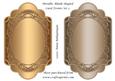 Metallic Blank Shaped Card Fronts Set 2