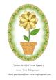 Flower in a Pot Oval Topper 2