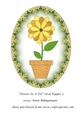 Flower in a Pot Oval Topper 3