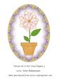 Flower in a Pot Oval Topper 4