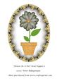 Flower in a Pot Oval Topper 6