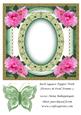 Rich Square Topper with Flowers & Oval Frame 2