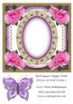 Rich Square Topper with Flowers & Oval Frame 3