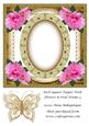 Rich Square Topper with Flowers & Oval Frame 4