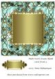 Multi-swirls Frame Blank Card Front 9