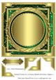 Round Frame in a Frame Blank Christmas Topper 3