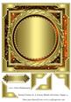 Round Frame in a Frame Blank Christmas Topper 4