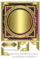 Round Frame in a Frame Blank Christmas Topper 6