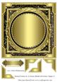 Round Frame in a Frame Blank Christmas Topper 8