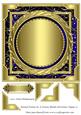 Round Frame in a Frame Blank Christmas Topper 9