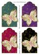 Grace Butterfly Large Tags Set 4