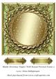 Blank Christmas Topper with Twisted Round Frame 3