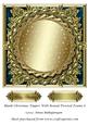 Blank Christmas Topper with Twisted Round Frame 8