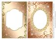 Blank Christmas Card Bases with Swirls & Snowflakes 2