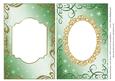 Blank Christmas Card Bases with Swirls & Snowflakes 5