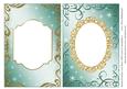Blank Christmas Card Bases with Swirls & Snowflakes 6
