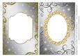 Blank Christmas Card Bases with Swirls & Snowflakes 8
