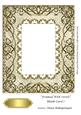 Framed with Swirls Blank Card 7