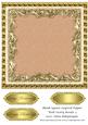 Blank Square Layered Topper with Swirly Border 3
