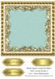 Blank Square Layered Topper with Swirly Border 5