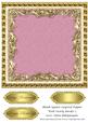 Blank Square Layered Topper with Swirly Border 7