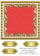 Blank Square Layered Topper with Swirly Border 10
