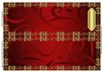 Blank Dl Card Base with Swirls & Border 3