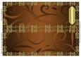 Blank Dl Card Base with Swirls & Border 4