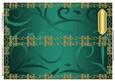 Blank Dl Card Base with Swirls & Border 10