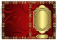 Blank Folded Card with Metallic Frame 2