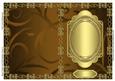 Blank Folded Card with Metallic Frame 3