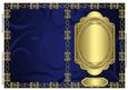 Blank Folded Card with Metallic Frame 8