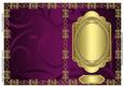 Blank Folded Card with Metallic Frame 9