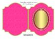 Shaped Blank Card with Oval Frame 3