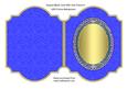 Shaped Blank Card with Oval Frame 6