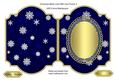 Christmas Blank Card with Oval Frame 3