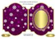 Christmas Blank Card with Oval Frame 6
