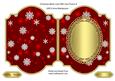 Christmas Blank Card with Oval Frame 9