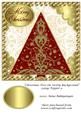 Christmas Tree on Swirly Background Large Topper 9