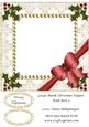 Large Blank Christmas Topper with Bow 5