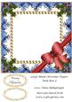 Large Blank Christmas Topper with Bow 6