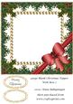 Large Blank Christmas Topper with Bow 7