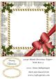 Large Blank Christmas Topper with Bow 9