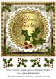Felices Fiestas Large Fancy Christmas Topper 7