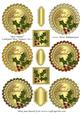 Bon Nadal Scalloped Mini Toppers Set 2