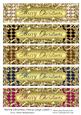 Merry Christmas Fancy Large Labels 1