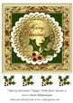 Merry Christmas Topper with Rich Border 5