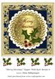 Merry Christmas Topper with Rich Border 8
