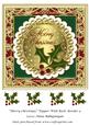 Merry Christmas Topper with Rich Border 9