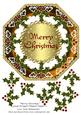 Merry Christmas Large Octagon Shaped Topper 5
